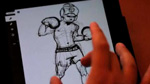 Adobe Ideas v1.01 Easy Speed Sketch of a Boxer