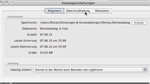 Backup erstellen in Lightroom 3