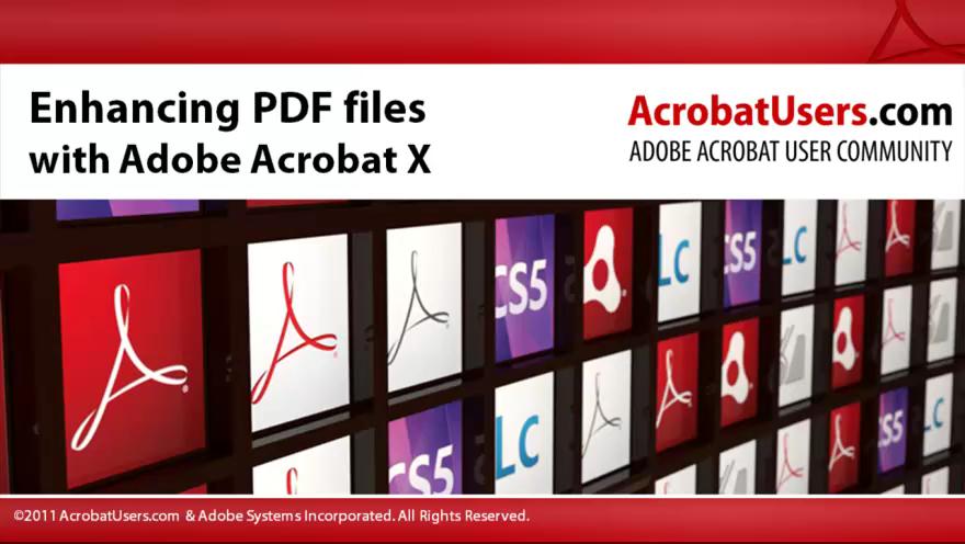 Enhancing a PDF File