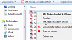 PDF für den Adobe Reader freischalten