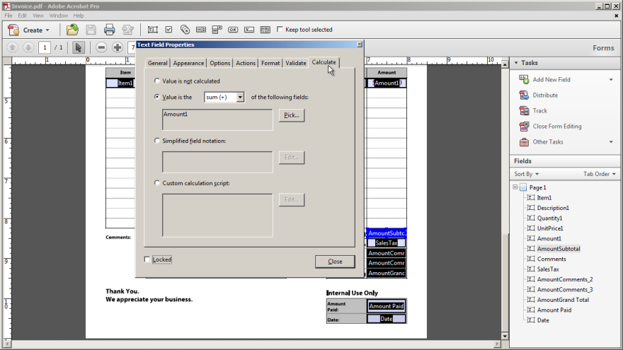 Quick Tip: Using division in a form field