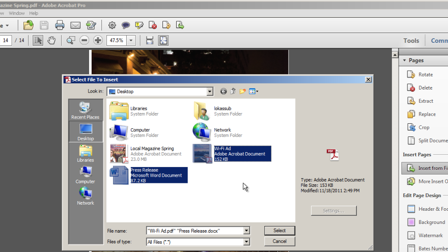 Quick Tip: How to insert a PDF into a PDF