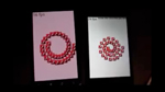 iOS and Android device with bitmap graphics iOS and Android device with bitmap graphics