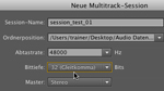 Multitrack-Session in Audition CS5.5 anlegen Multitrack-Session in Audition CS5.5 anlegen