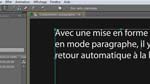 Adobe After Effects CS5.5 : Formatage du texte Adobe After Effects CS5.5 : Formatage du texte