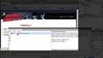 Rich media website: Templates with editable regions