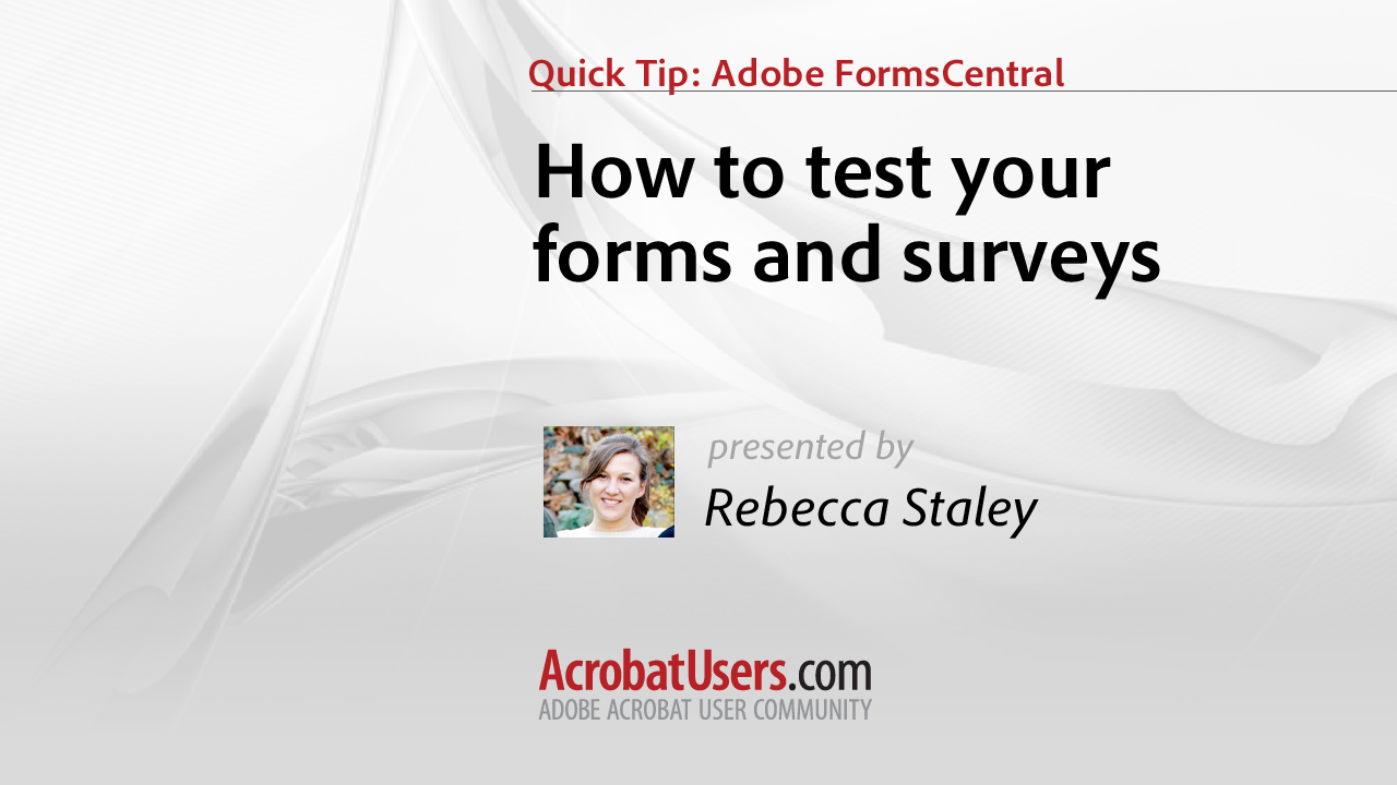 FormsCentral Quick Tip: How to Preview Your Form