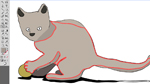 Illustrator CS5: Interaktive Malgruppe – Abgepaustes Bild