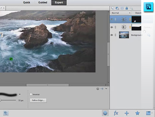 The improved SmartBrush in Elements 11 The improved SmartBrush in Elements 11