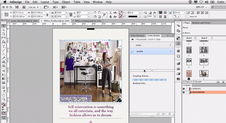 Creating your Single Edition Folio