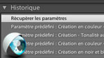 Le mode comparaison et l'historique