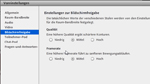 Voreinstellungen