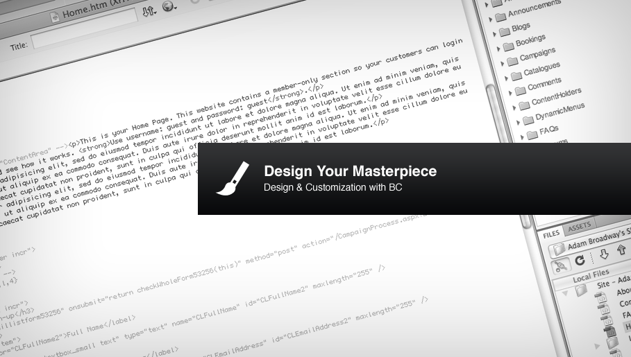 Design Your Masterpiece