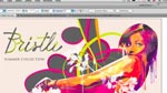 Illustrator CS5 - Borstenpinsel