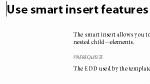 Smart Insert