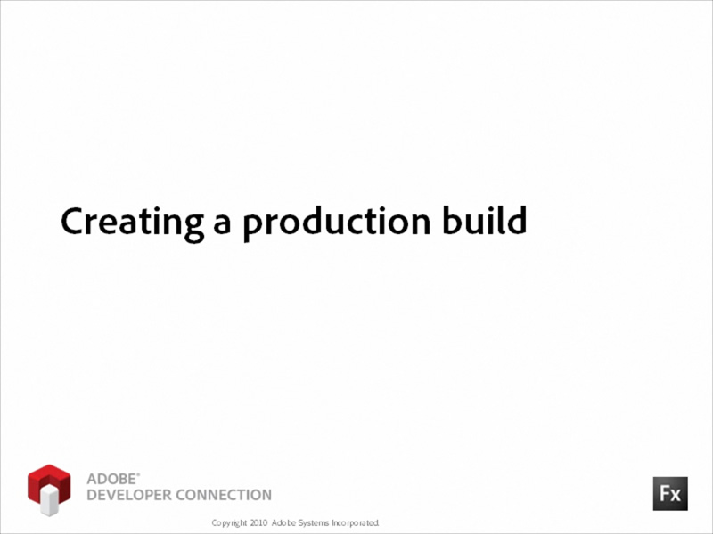 Creating a Production Build