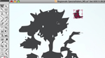 Tropfenpinselwerkzeug in Illustrator CS4 Tropfenpinselwerkzeug in Illustrator CS4