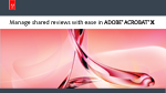 Manage shared reviews with ease