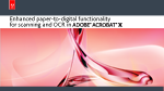 Enhanced paper-to-digital functionality