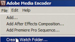 Creating a Watch Folder in AME CS5 Creating a Watch Folder in AME CS5