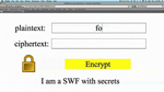 Sensitive Data in a SWF Sensitive Data in a SWF
