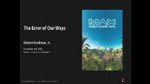 Web App Development: The Error of Our Ways by Robert Hoekman