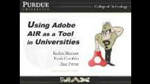 Using Adobe AIR as a Tool in Universities