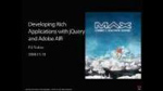 Developing Rich Applications with jQuery and Adobe AIR Developing Rich Applications with jQuery and Adobe AIR