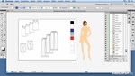 Modedesign in Illustrator: Modefigurine und Schuhe