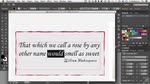 Using the Free Transform and Text Touch-up tools