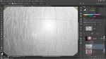 Photographic texture and brushed highlights