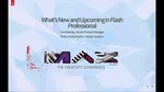 What's New and Upcoming in Flash Professional