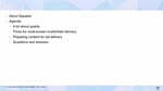 Transcoding Ad-Enabled Multiscreen Video That Will Knock Your Socks Off