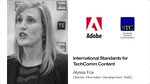 Alyssa Fox on Int'l Standards for TechComm Content
