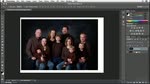 Swapping heads in a family portrait