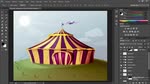 Despiece del escenario inicial en Photoshop