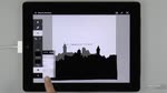 Die Creative Cloud am Desktop-Computer und die Umsetzung von Zeichenideen und digitalen Grafiken