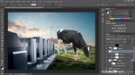 Adobe Photoshop CC : Placer la vache dans le décor