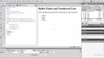 Create bulleted and numbered lists