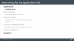 Granting the Application Role