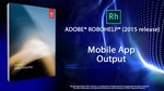 RoboHelp 2015: New! Publish Mobile Apps!