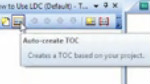 Auto-creating a TOC