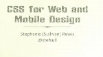 CSS for Web and Mobile Design