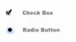 Create Checkboxes and Radio Buttons