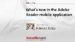 Adobe Reader mobile: Comments and eSignatures