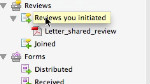 Using the Review Tracker